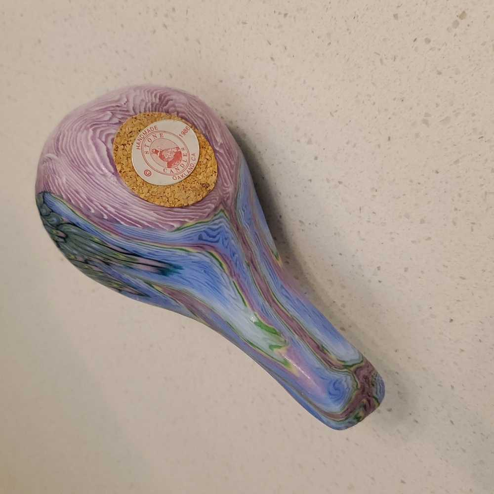Handmade Vintage Rainbow Bird Candle - Picture 10 of 11